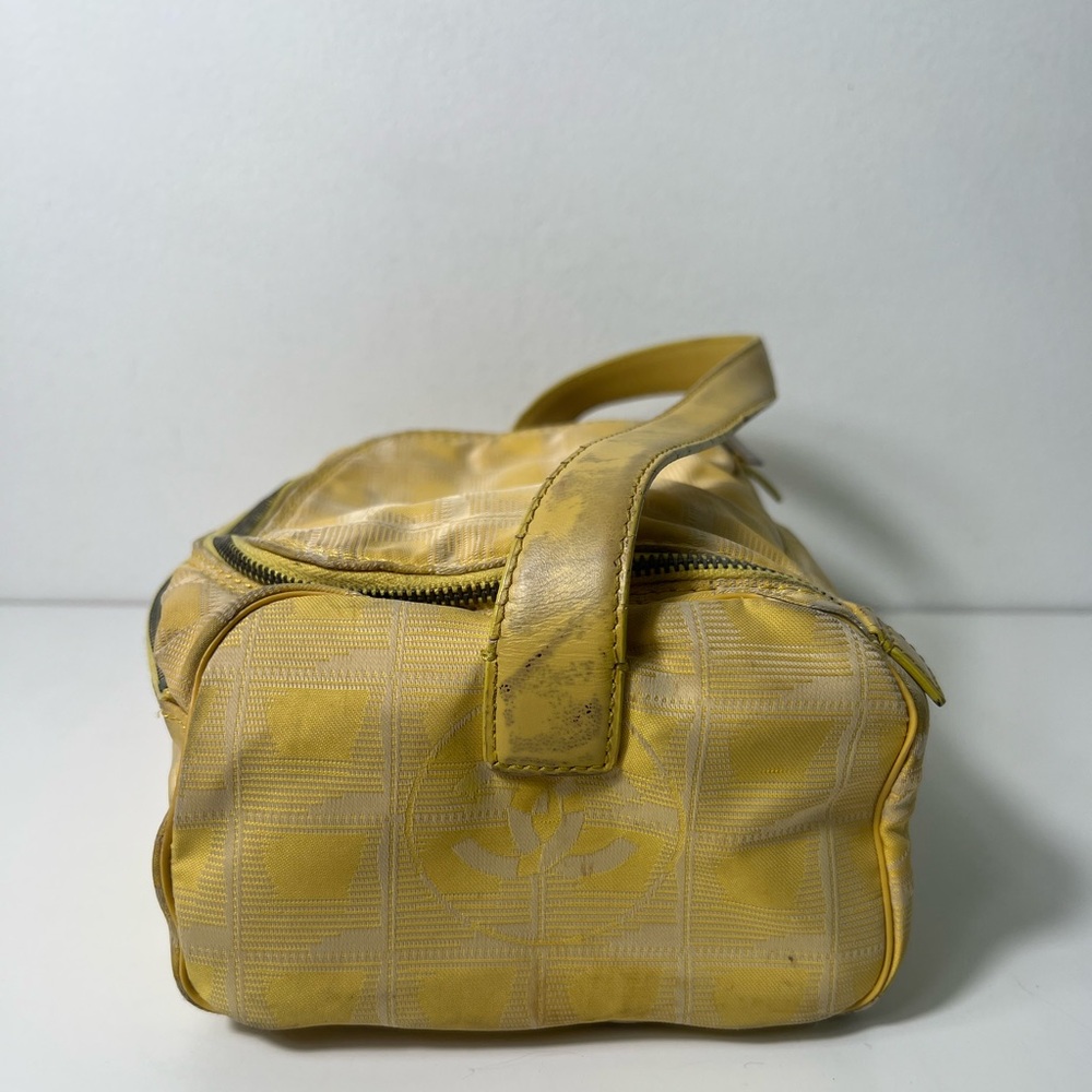 Chanel CC Travel Line Nylon Sport Makeup Vanity Toiletry Top Handle Purse Bag - Picture 8 of 15